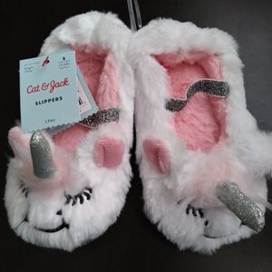 Cat & Jack Unicorn slippers